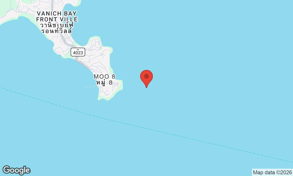 Map of Cape Panwa Beach