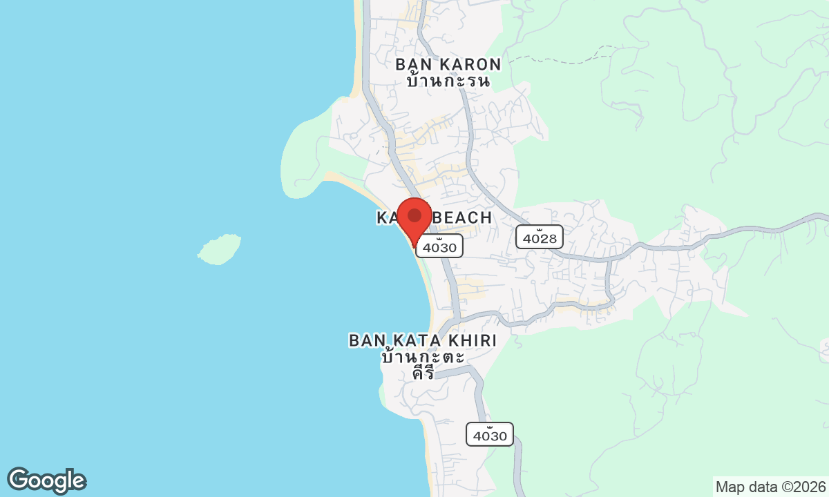 Map of Kata Beach