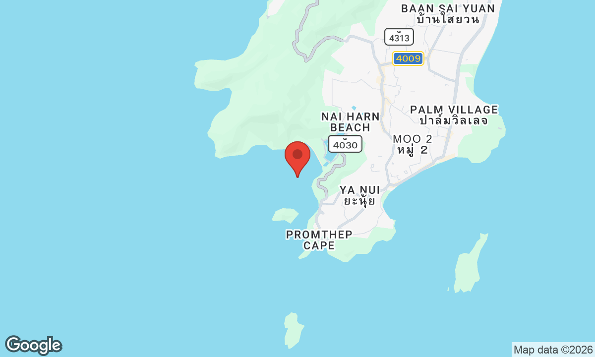 Map of Nai Harn