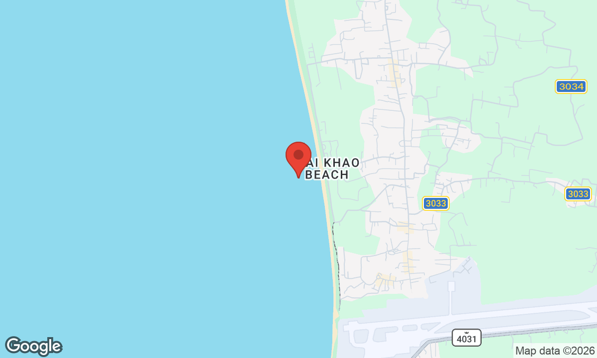 Map of Nai Yang Beach